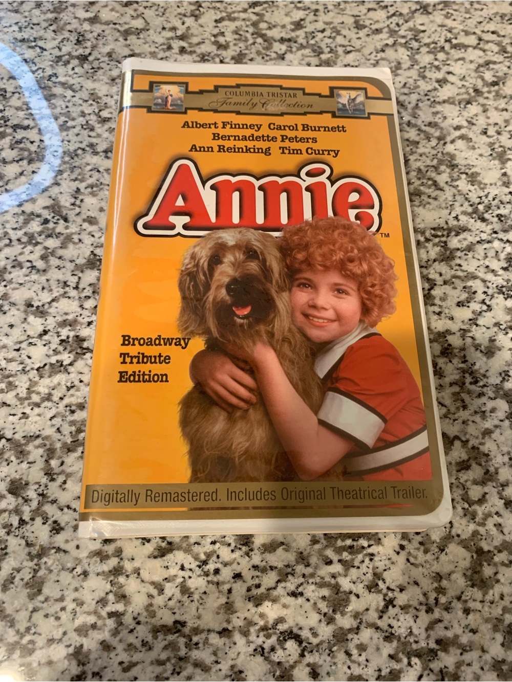 Annie Broadway Tribute Edition VHS - Yellow & Red Cover